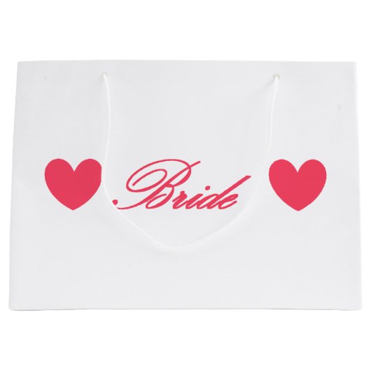 HAMbyWG - Bride Gift Bag Große Geschenktüte (Vorderseite)