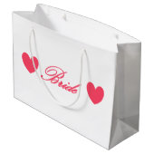 HAMbyWG - Bride Gift Bag Große Geschenktüte (Rückseite Schrägansicht)