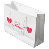 HAMbyWG - Bride Gift Bag Große Geschenktüte (Vorderseite Schrägansicht)