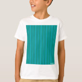 HAMbyWG - Brilliant Aqua Green Stripe T-Shirt (Vorderseite)