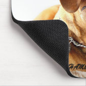 HAMbyWG - Bulldog w Glasses Mousepad (Ecke)