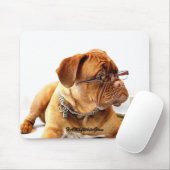 HAMbyWG - Bulldog w Glasses Mousepad (Mit Mouse)