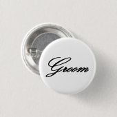 HAMbyWG -Button - Groom Button (Vorne & Hinten)