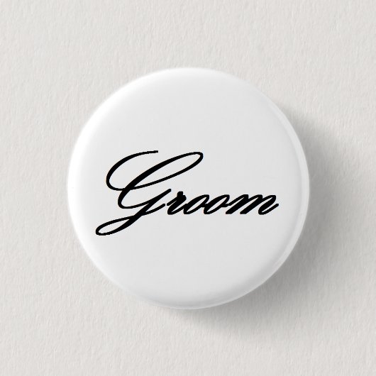 HAMbyWG -Button - Groom Button (Vorderseite)