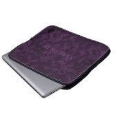 HAMbyWG - Camouflage in Amethyst Lila Laptopschutzhülle (Vorne Knopf)