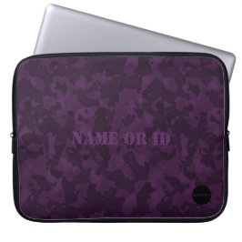 HAMbyWG - Camouflage in Amethyst Lila Laptopschutzhülle