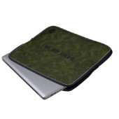 HAMbyWG - Camouflage in Army Green Laptopschutzhülle (Vorne Knopf)