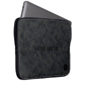 HAMbyWG - Camouflage in Schwarz Laptopschutzhülle (Vorne Rechts)