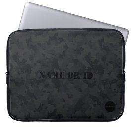 HAMbyWG - Camouflage in Schwarz Laptopschutzhülle