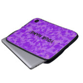 HAMbyWG - Camouflage in Violet Laptopschutzhülle (Vorne Knopf)