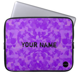 HAMbyWG - Camouflage in Violet Laptopschutzhülle