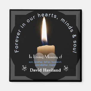 HAMbyWG - Candle Magnet mit Text