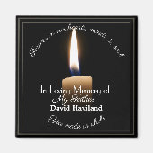 HAMbyWG - Candle Magnet mit Text (Vorne)