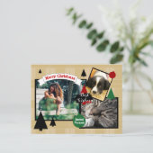 HAMbyWG Candy Cane Weihnachtskarte Feiertagspostkarte (Stehend Vorderseite)