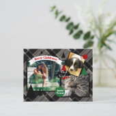 HAMbyWG Candy Cane Weihnachtskarte Feiertagspostkarte (Stehend Vorderseite)