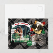 HAMbyWG Candy Cane Weihnachtskarte Feiertagspostkarte (Vorne/Hinten)