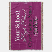 HAMbyWG - Cheerleader oder Club Throw Blanket Decke (Vorderseite Vertikal)
