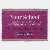 HAMbyWG - Cheerleader oder Club Throw Blanket Decke (Vorderseite)