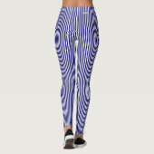 HAMbyWG Compression Leggings Navy & White Stripes (Rückseite)