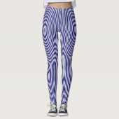 HAMbyWG Compression Leggings Navy & White Stripes (Vorderseite)