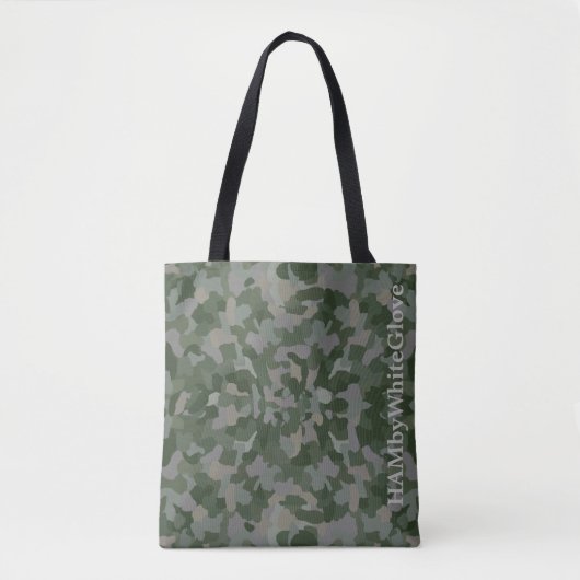 HAMbyWG Custom Camouflage Tote Bag Tasche (Vorderseite)