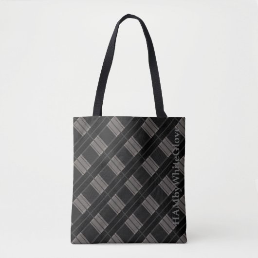 HAMbyWG Custom Kariert Tote Bag Tasche (Vorderseite)