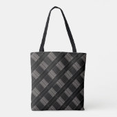 HAMbyWG Custom Kariert Tote Bag Tasche (Rückseite)