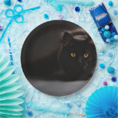 HAMbyWG - Custom Paper Tellers 9" - Black Cat Pappteller (Party)