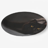 HAMbyWG - Custom Paper Tellers 9" - Black Cat Pappteller (Schrägansicht)