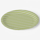 HAMbyWG - Custom Paper Tellers - Limon Stripe Pappteller (Schrägansicht)