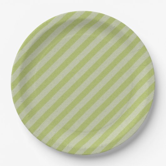 HAMbyWG - Custom Paper Tellers - Limon Stripe Pappteller (Vorderseite)