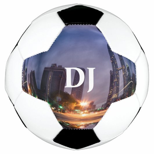 HAMbyWG - Custom Soccer Ball - City Reflektion (Vorderseite)