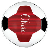 HAMbyWG - Custom Soccer Ball - Red Gradient (Gedreht)
