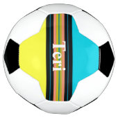 HAMbyWG - Custom Soccer Ball - Yellow Blue Black (Gedreht)