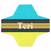 HAMbyWG - Custom Soccer Ball - Yellow Blue Black (Flach)