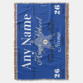 HAMbyWG - Custom Sports Team Throw Blanket Decke (Vorderseite Vertikal)