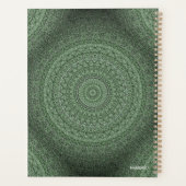 HAMbyWG - Daily Plananner - Green Mandala Planer (Rückseite)