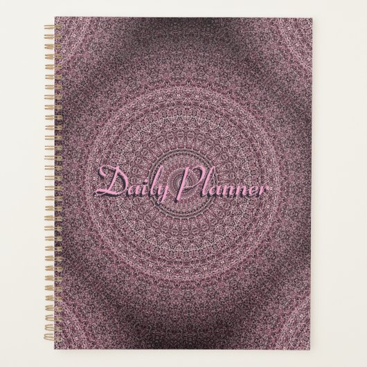 HAMbyWG - Daily Plananner - Pink Mandala Planer (Vorderseite)