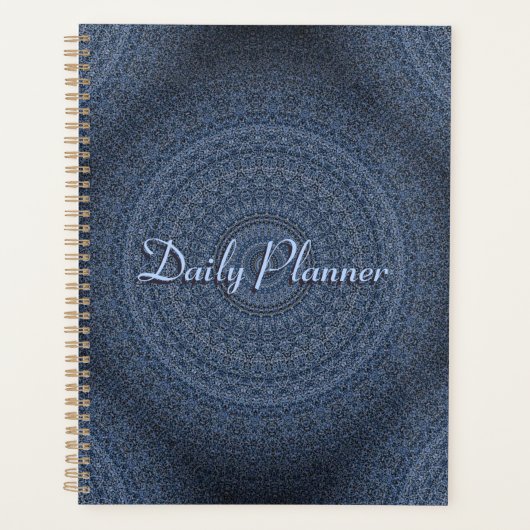 HAMbyWG - Daily Planner - Blue Mandala Planer (Vorderseite)