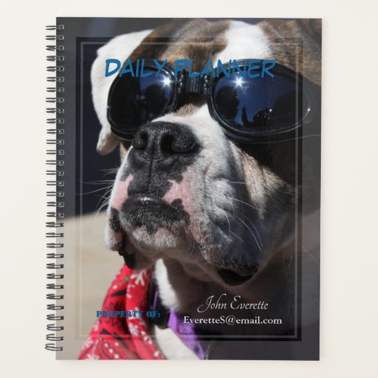 HAMbyWG - Daily Planner - Celebrity Dog Planer (Vorderseite)