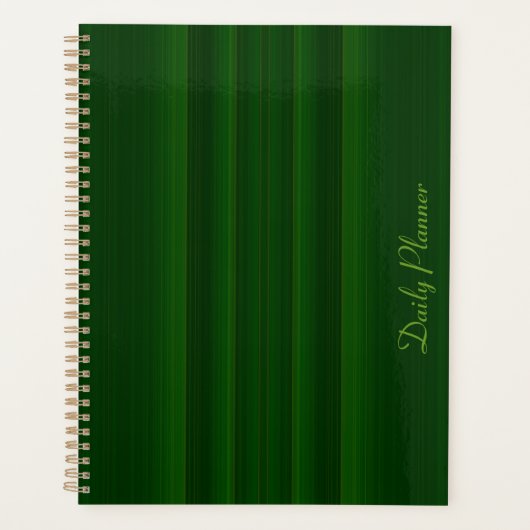 HAMbyWG - Daily Planner - Emerald Green Planer (Vorderseite)