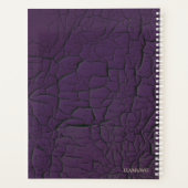 HAMbyWG - Daily Planner - Lila Crackle Planer (Rückseite)