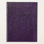 HAMbyWG - Daily Planner - Lila Crackle Planer (Vorderseite)