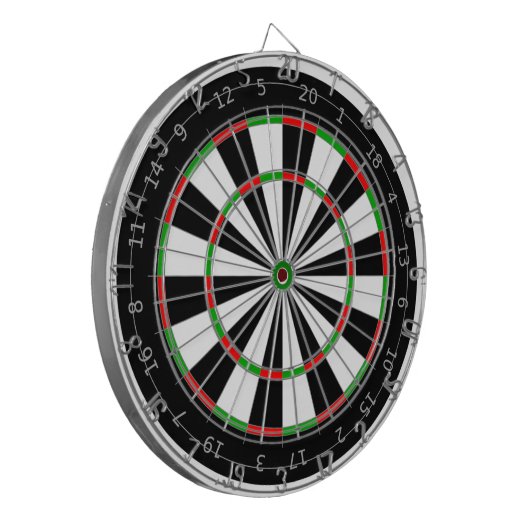 HAMbyWG - Dartboard aus Metallkäfig Dartscheibe (Vorderseite Links)