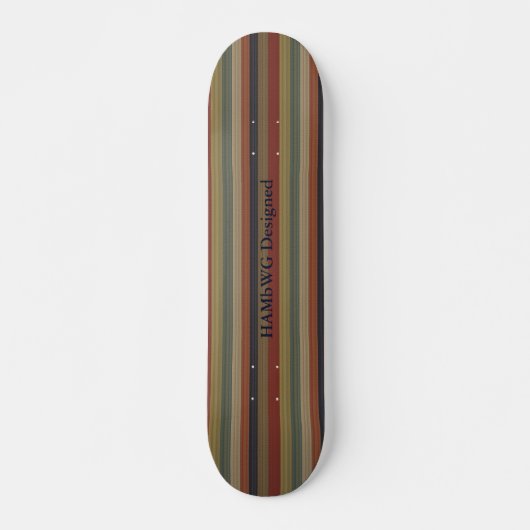 HAMbyWG Design - Skateboard - Indische Farben (Vorne)
