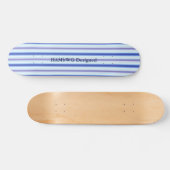 HAMbyWG Designed - Saketeboard - Lightning Stripe Skateboard (Horizontal)
