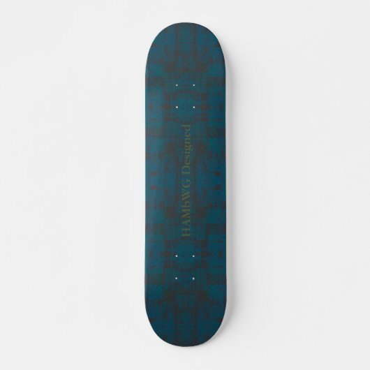 HAMbyWG Designed - Skateboard - Aquamarin Distress (Vorne)