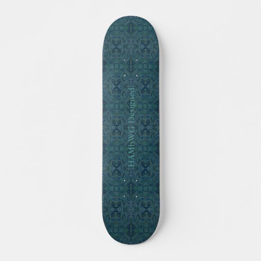 HAMbyWG Designed - Skateboard - Boho Persian Aquam (Vorne)