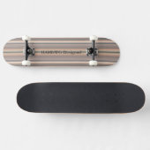 HAMbyWG Designed - Skateboard - Buff Stripes (Horizontal)