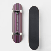 HAMbyWG Designed - Skateboard - Himbeere Streifen (Vorderseite)